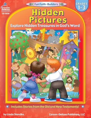 Stock image for Carson Dellosa Hidden Pictures, Grades 1 - 3 Activity Book (Fun Faith-Builders) for sale by Goodwill of Colorado