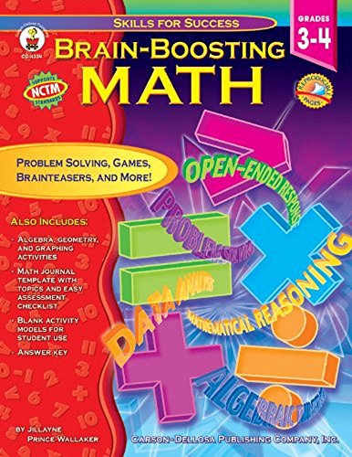 Stock image for Brain-Boosting Math, Grades 3 - 4 for sale by Better World Books