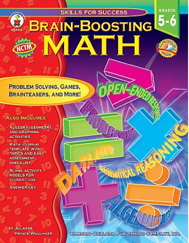 Brain-Boosting Math, Grades 5-6 (Skills for Success Series) (9780887249341) by Jillayne Prince Wallaker