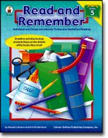 Imagen de archivo de Read and Remember (Individual and Group Activities for Fiction and Nonfiction Reading, Grade 5) a la venta por Wonder Book