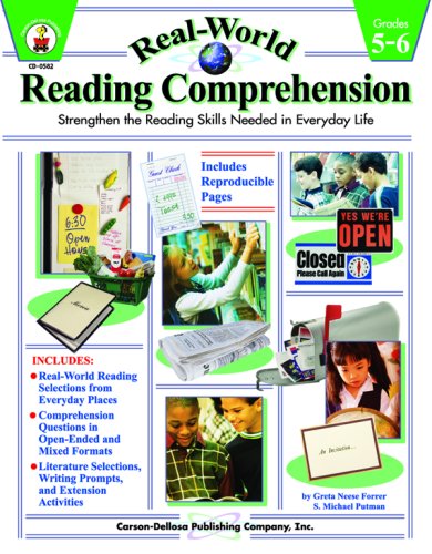 Beispielbild fr Real-World Reading Comprehension Grades 5-6 zum Verkauf von Better World Books