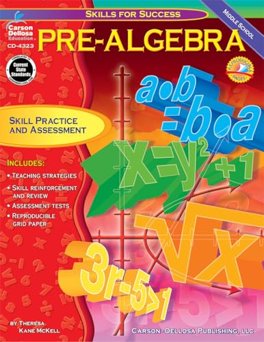Stock image for Carson Dellosa Pre-Algebra Resource Book for sale by Kennys Bookshop and Art Galleries Ltd.