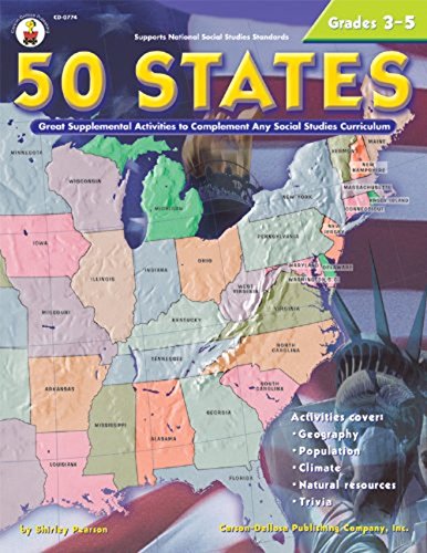 Carson Dellosa 50 States, Grades 3 - 5 Resource Book (9780887249587) by Pearson, Shirley
