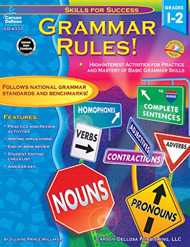 Stock image for Grammar Rules!, Grades 1 - 2: High-Interest Activities for Practice and Mastery of Basic Grammar Skills for sale by ThriftBooks-Atlanta