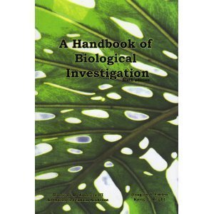 Beispielbild fr A Handbook of Biological Investigation zum Verkauf von Better World Books