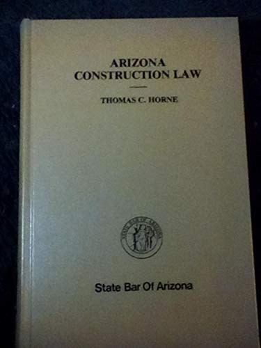 Stock image for Arizona construction law for sale by HPB-Red