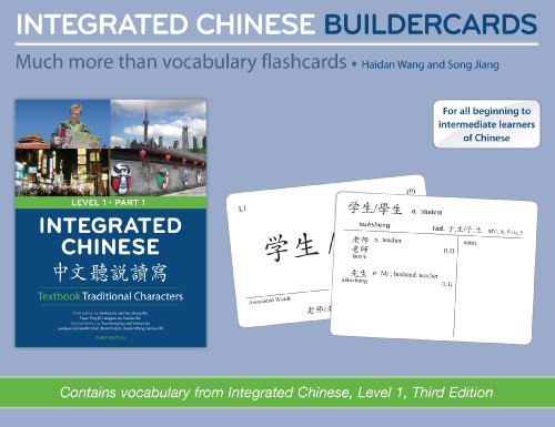 Imagen de archivo de Integrated Chinese BuilderCards (English and Chinese Edition) a la venta por Bulrushed Books