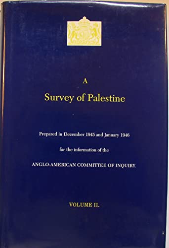 Stock image for A Survey Of Palestine Volume II for sale by Ridge Road Sight And Sound