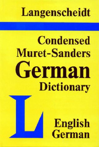 Imagen de archivo de Langenscheidt's Condensed Muret-Sanders English-German Dictionary a la venta por Phatpocket Limited