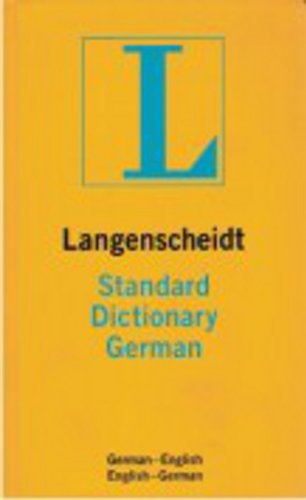 Imagen de archivo de Langenscheidt's Standard German Dictionary: German-English / English-German (German Edition) a la venta por SecondSale