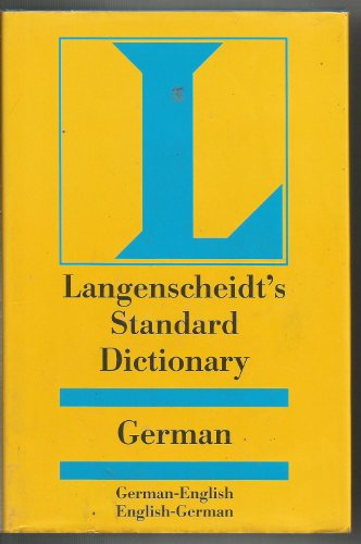 9780887290442: Langenscheidt's Standard German Dictionary: English-German, German-English (German Edition)