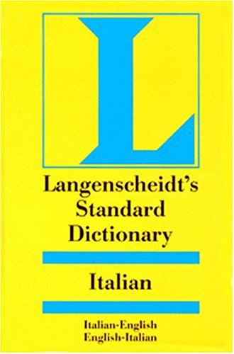 Beispielbild fr Langenscheidt's Standard Italian Dictionary, Italian-English, English-Italian zum Verkauf von ThriftBooks-Dallas