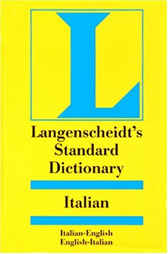 Imagen de archivo de Langenscheidt's Standard Italian Dictionary, Italian-English, English-Italian a la venta por ThriftBooks-Dallas