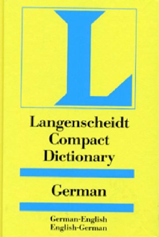 Stock image for Langenscheidt Compact Dictionary German for sale by Concordia Books