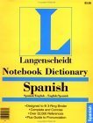 9780887290725: Notebook Dictionary Spanish