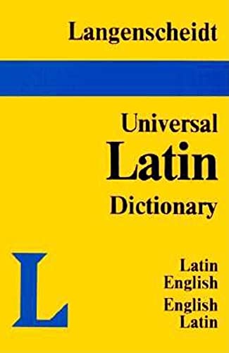 Imagen de archivo de Langenscheidt's Universal Dictionary: Latin-English, English-Latin (English and Latin Edition) a la venta por HPB-Diamond