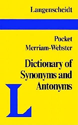 Stock image for Pocket Guide to Synonyms and Antonyms for sale by Better World Books: West