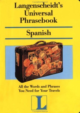 Stock image for Universal Phrasebook Spanish for sale by Front Cover Books