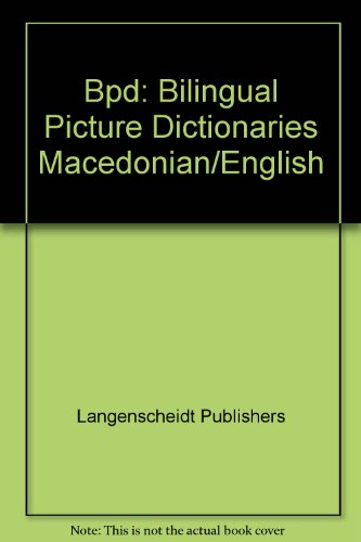 Stock image for Picture Dictionary : Macedonian for sale by Better World Books