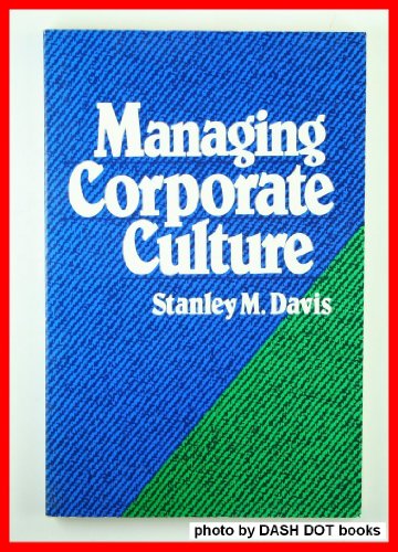 Stock image for Managing Corporate Culture for sale by Better World Books