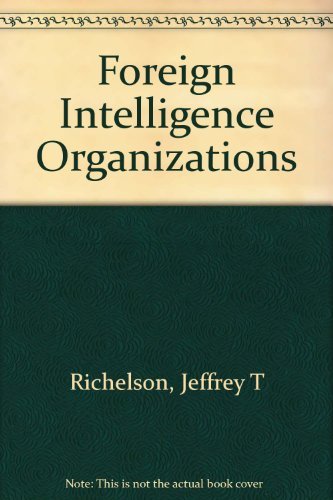 Stock image for Foreign Intelligence Organizations for sale by SecondSale