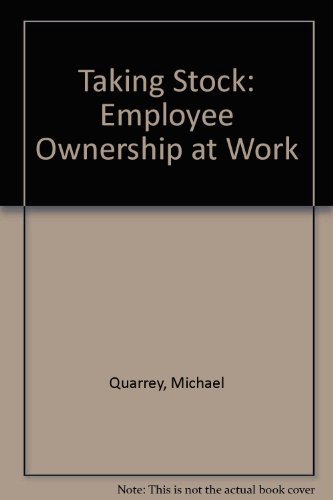 Beispielbild fr Taking Stock : Employee Ownership at Work zum Verkauf von Better World Books