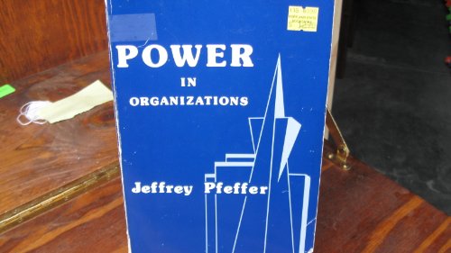 9780887301995: Power in Organizations