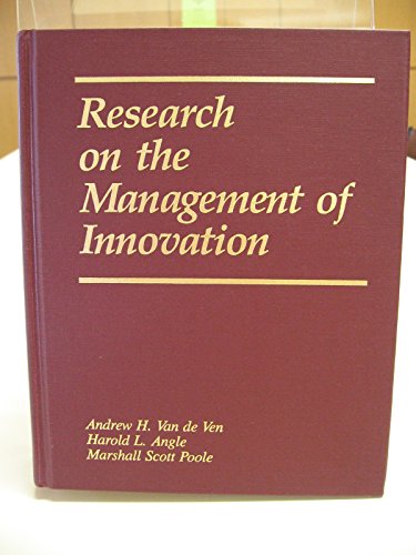 Imagen de archivo de Research on the Management of Innovation: The Minnesota Studies (Ballinger Series on the Management of Innovation and Change) a la venta por HPB-Red