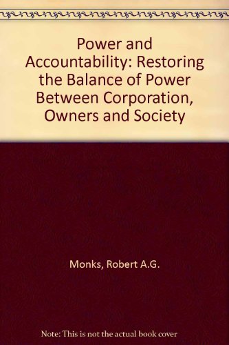 Stock image for Power and Accountability for sale by Gulf Coast Books