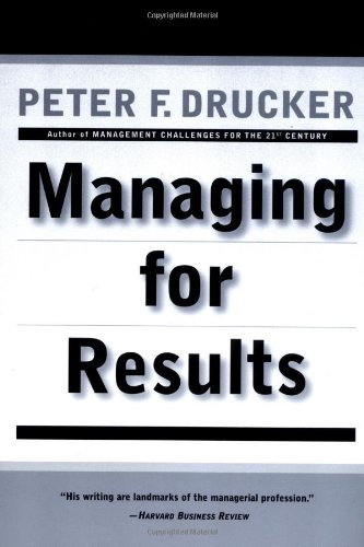 Imagen de archivo de Managing for Results a la venta por Hippo Books