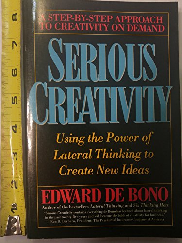 Beispielbild fr Serious Creativity: Using the Power of Lateral Thinking to Create New Ideas zum Verkauf von SecondSale