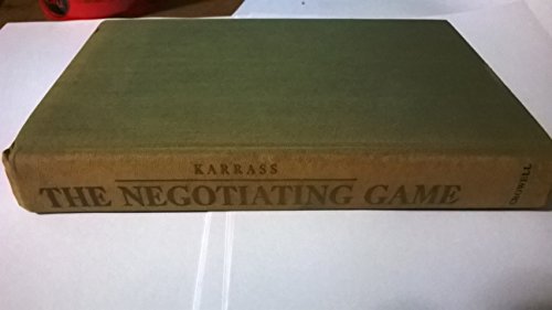 Imagen de archivo de Negotiating Game Rev a la venta por Gulf Coast Books