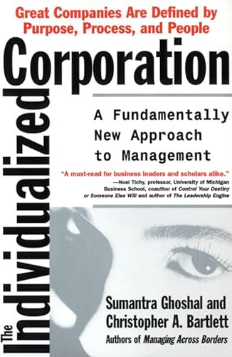 9780887308314: The Individualized Corporation: A Fundamentally New Approach to Management