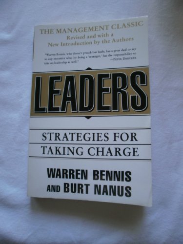 Imagen de archivo de Leaders: The Strategies for Taking Charge a la venta por 2Vbooks