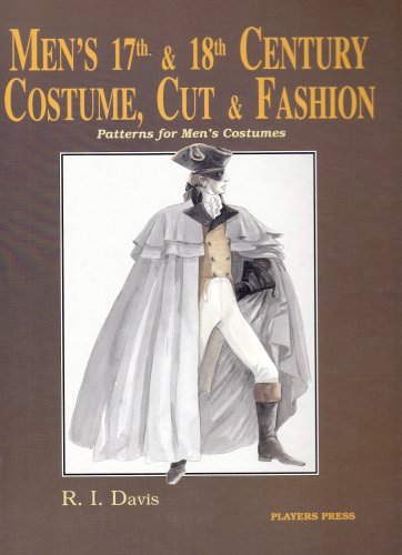 9780887346378: Men's 17th and 18th Century Costume, Cut and Fashion