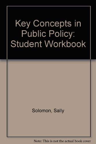 Stock image for Key Concepts in Public Policy for sale by Better World Books