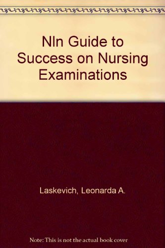 Imagen de archivo de NLN Guide to Success on Nursing Examinations a la venta por Better World Books