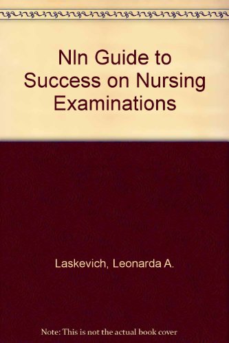 Stock image for NLN Guide to Success on Nursing Examinations for sale by Better World Books