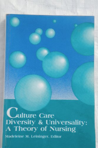 

Culture Care Diversity and Universality : A Theory of Nursing