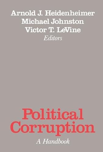 Imagen de archivo de Political Corruption : A Handbook a la venta por Better World Books