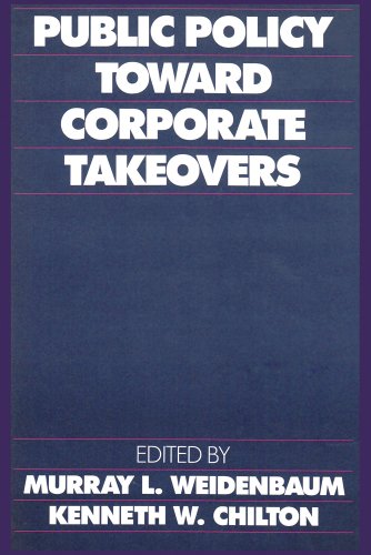 Imagen de archivo de Public Policy Toward Corporate Takeovers a la venta por Better World Books