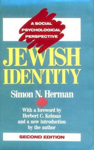 Beispielbild fr Jewish Identity: A Social Psychological Perspective zum Verkauf von Books From California