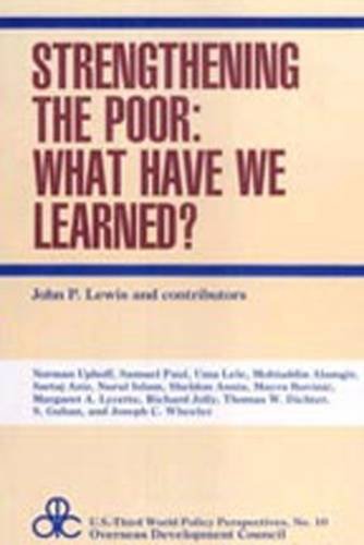 9780887382673: Strengthening the Poor: What Have We Learned?
