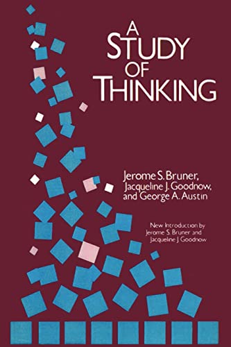 Beispielbild fr A Study of Thinking (Social Science Classics) zum Verkauf von Books From California