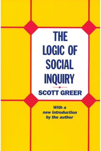 Beispielbild fr The Logic of Social Inquiry zum Verkauf von Books From California