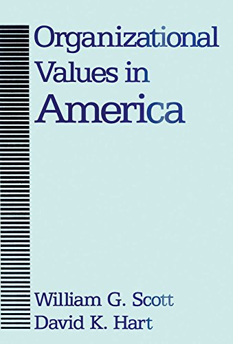 Beispielbild fr Organizational Values in America zum Verkauf von ThriftBooks-Atlanta