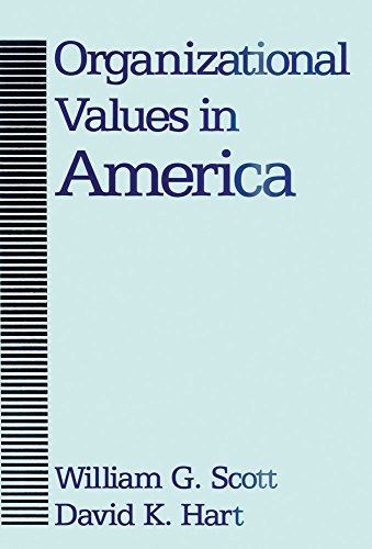 Stock image for Organizational Values in America (Ams Studies in the 18th Century; 11) for sale by Project HOME Books