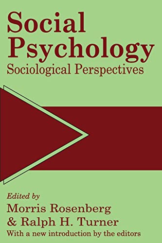 Imagen de archivo de Social Psychology: Sociological Perspectives a la venta por Blackwell's