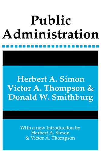 Public Administration (9780887388958) by Pavlov, Ivan P.; Simon, Herbert A.