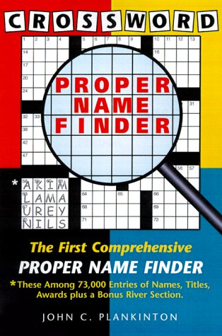 Stock image for Crossword Proper Name Finder for sale by SecondSale